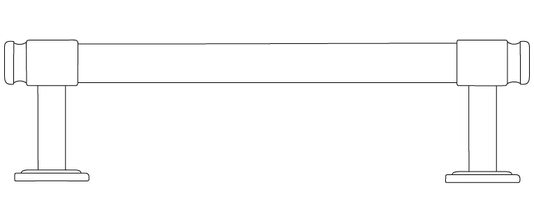 ידית צינור וינטג 6880
