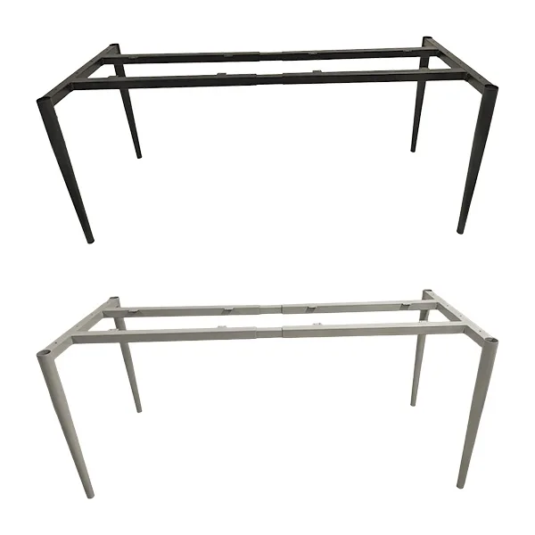 רגל מתכת כפולה לשולחן, אורך 180-220 סמ, גובה 71