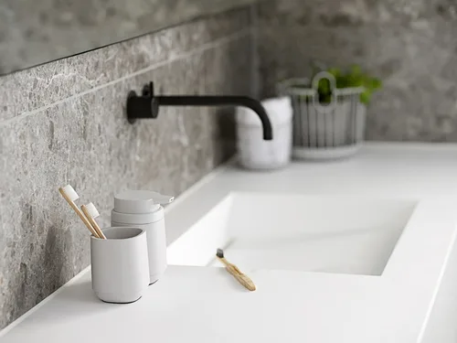 מחזיק למברשת אסלה Time - אפור סופט Zone Denmark