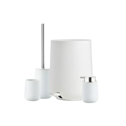 מארז אביזרי אמבט מסדרת NOVA - לבן Zone Denmark