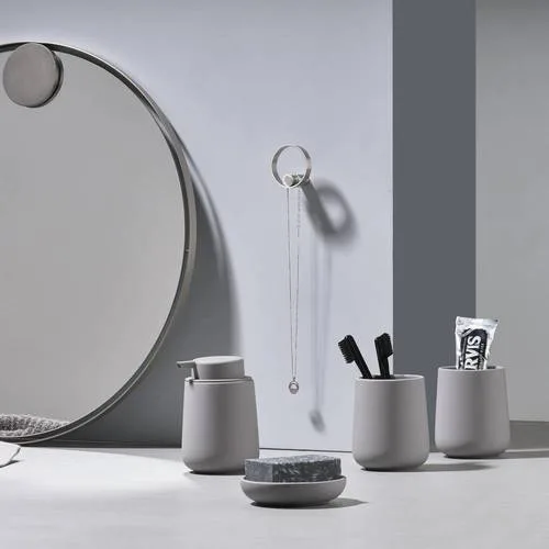 כוס למברשת שיניים Nova one - אפור פסטל Zone Denmark