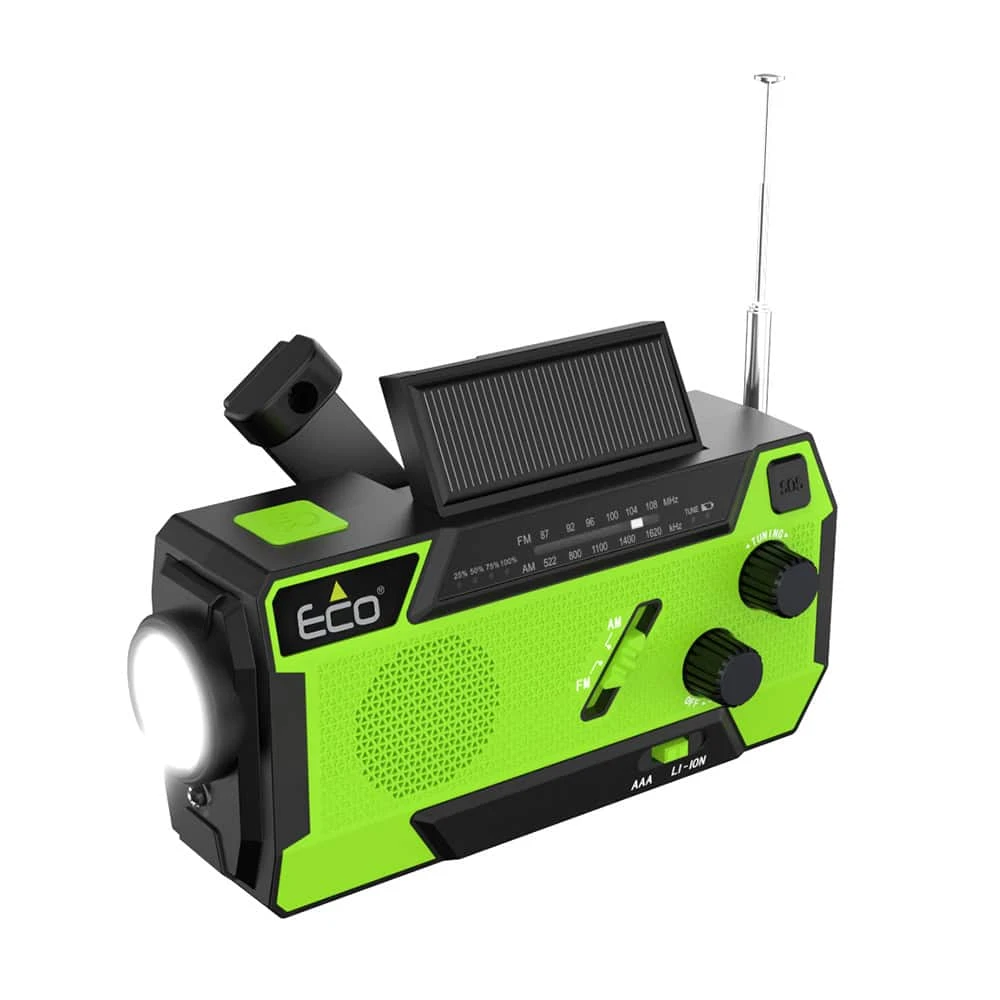 רדיו סולארי ECO 780 עם פנס וסוללת גיבוי