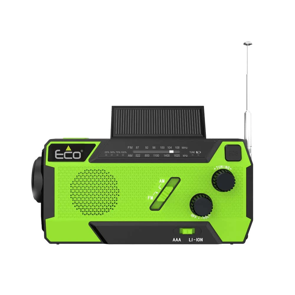 רדיו סולארי ECO 780 עם פנס וסוללת גיבוי