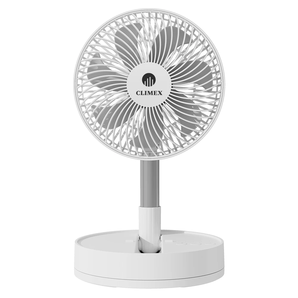 מאוורר טלסקופי נטען מתכוונן