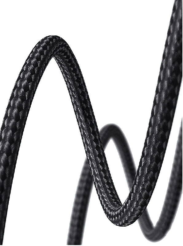 כבל סנכרון וטעינה שזור חיבור USB Type-C ל-USB Type-C באורך 2 מטר