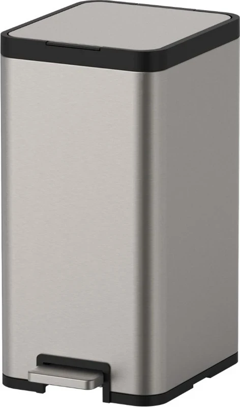פח פדל מרובע 25 ליטר Dene 8869A - נירוסטה מט