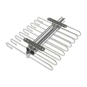 מתקן נשלף ל-9 זוגות מכנסיים, צד ימין, ליחידה ברוחב 35 סמ