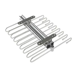 מתקן נשלף ל-9 זוגות מכנסיים, צד שמאל, ליחידה ברוחב 35 סמ