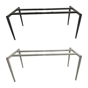 רגל מתכת כפולה לשולחן, אורך 180-220 סמ, גובה 71