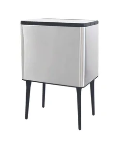 פח BRAVO טאץ' דגם ניס 35 ליטר על רגליים - סאטן