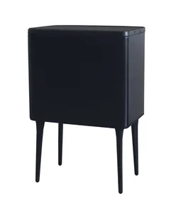 פח BRAVO טאץ' דגם ניס 35 ליטר על רגליים - שחור