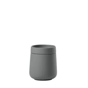 צנצנת עם מכסה לצמר גפן Nova One - אפור Zone Denmark