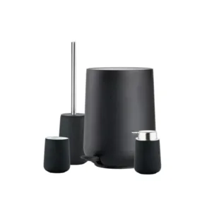 מארז אביזרי אמבט מסדרת NOVA - שחור Zone Denmark