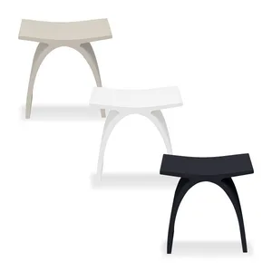 שרפרף T אקרילי מוצק למקלחת, עומס עד 200 קג, ST201