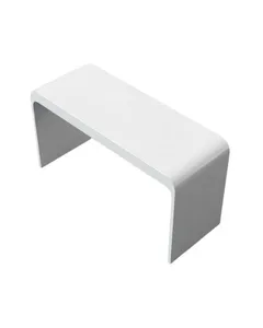 ספסל למקלחת HAL קוריאן אקרילי - לבן מט Essentials By Tirador