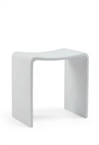 ספסל למקלחת BEA קוריאן אקרילי - לבן מט