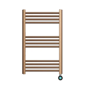 מחמם מגבות Classic Straight 300W 80×50 רוז גולד PVD