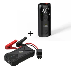 משאבה ניידת + בוסטר התנעה 8,000mAh — ECO AP-500 + ECO JS-800